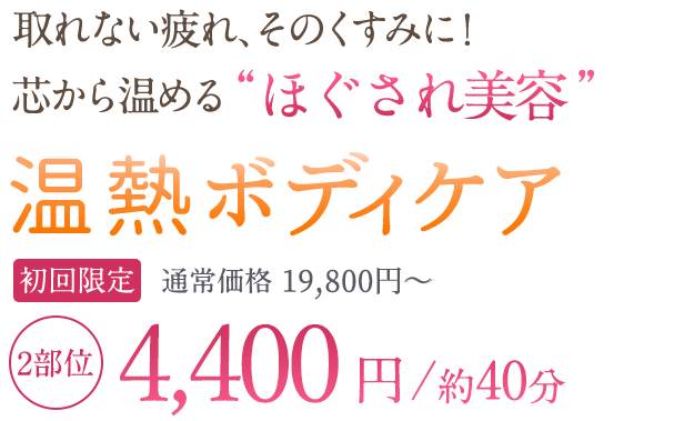 温熱ボディーケアの詳細