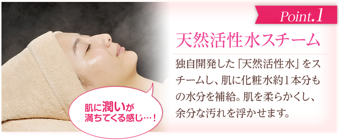 天然活性水スチーム