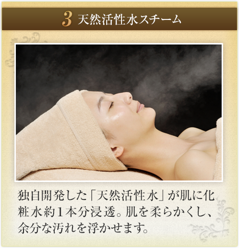 天然活性水スチーム